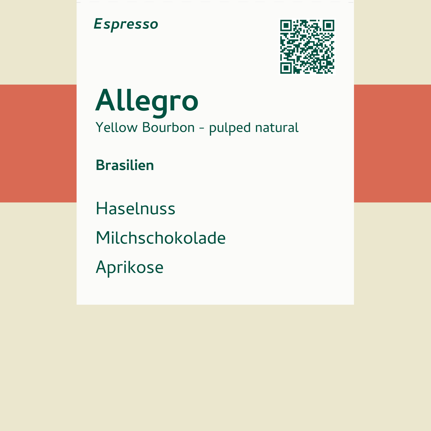 Espresso - Allegro - Brasilien