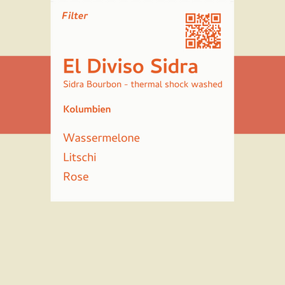 Filter - El Diviso Sidra - Kolumbien