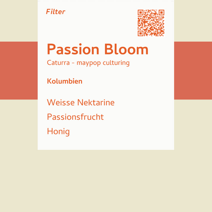 Filter - Passion Bloom - Kolumbien