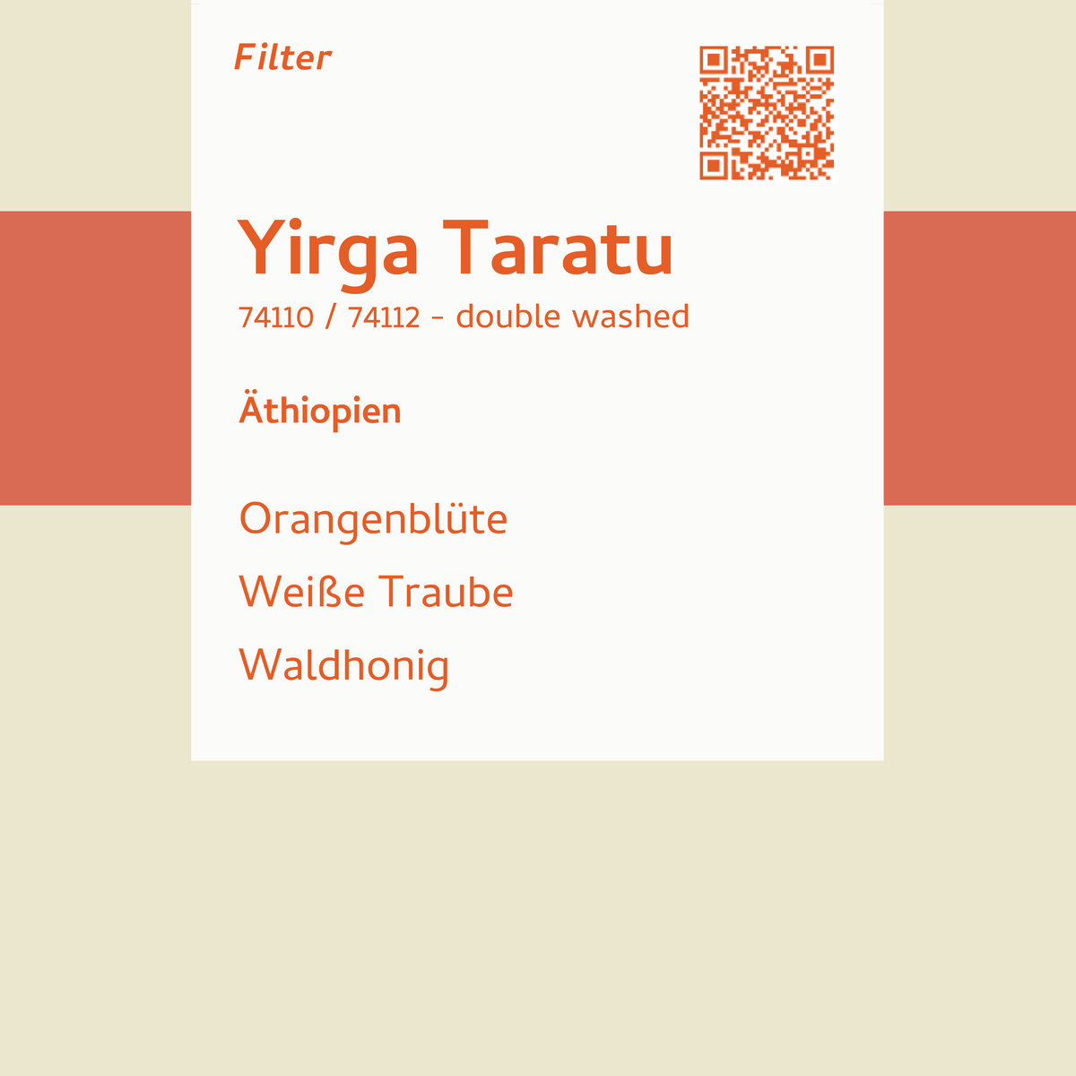 Filter - Yirga Taratu - Äthiopien
